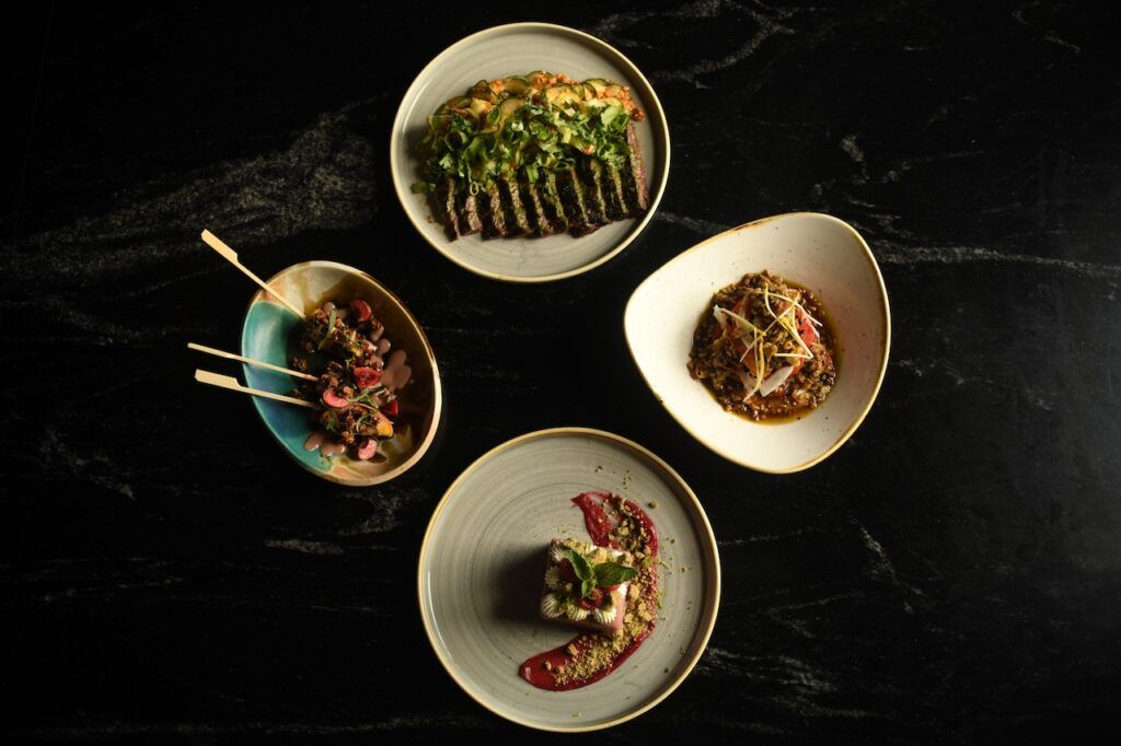 Dishes in Basan's official food photograph