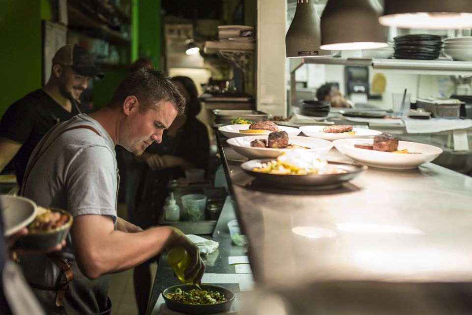 Working in the Chartreuse kitchen