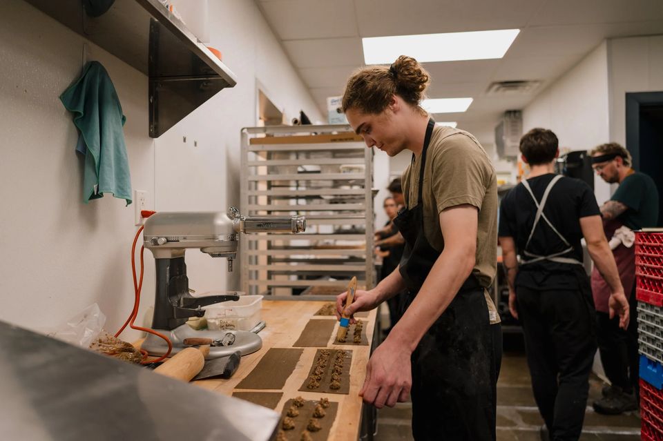 Freya's kitchen team at work