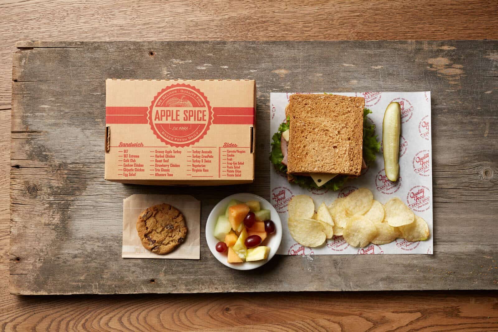 Apple Spice Livonia - Ann Arbor: Apple Spice deluxe box lunch
