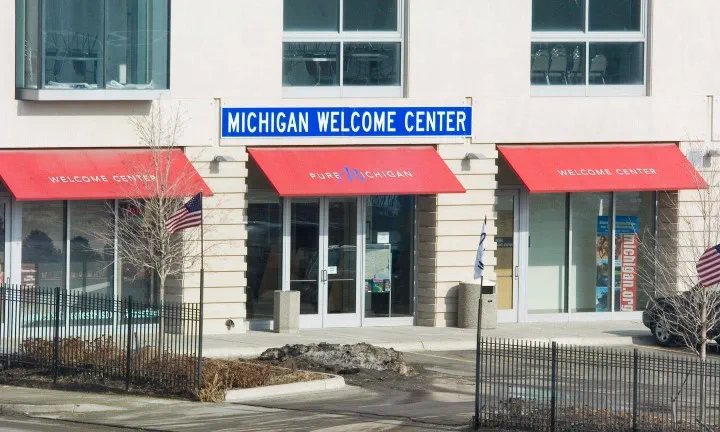 Detroit Welcome Center: MDOT feature photo of the Detroit Welcome Center