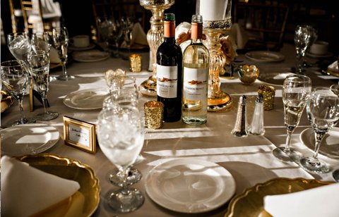 The International Banquet & Conference Center: Banquet table setting