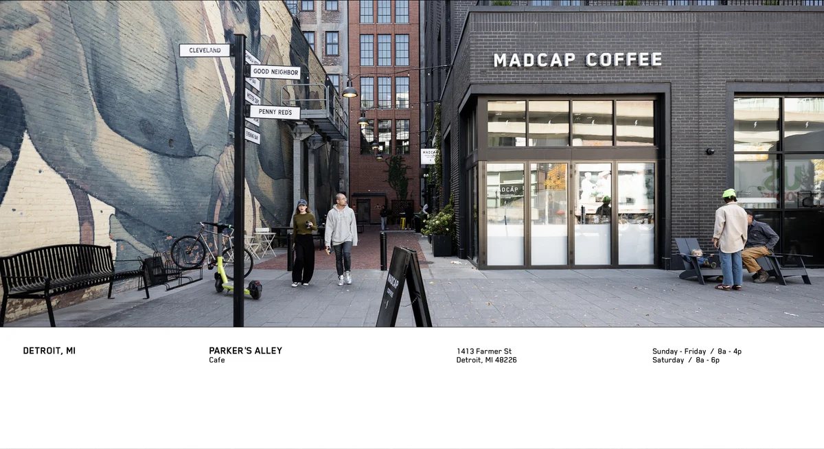 Madcap Coffee (Detroit): Madcap Coffee's Detroit café