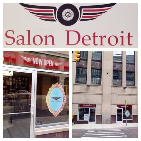Salon Detroit: Salon Detroit website hero photo