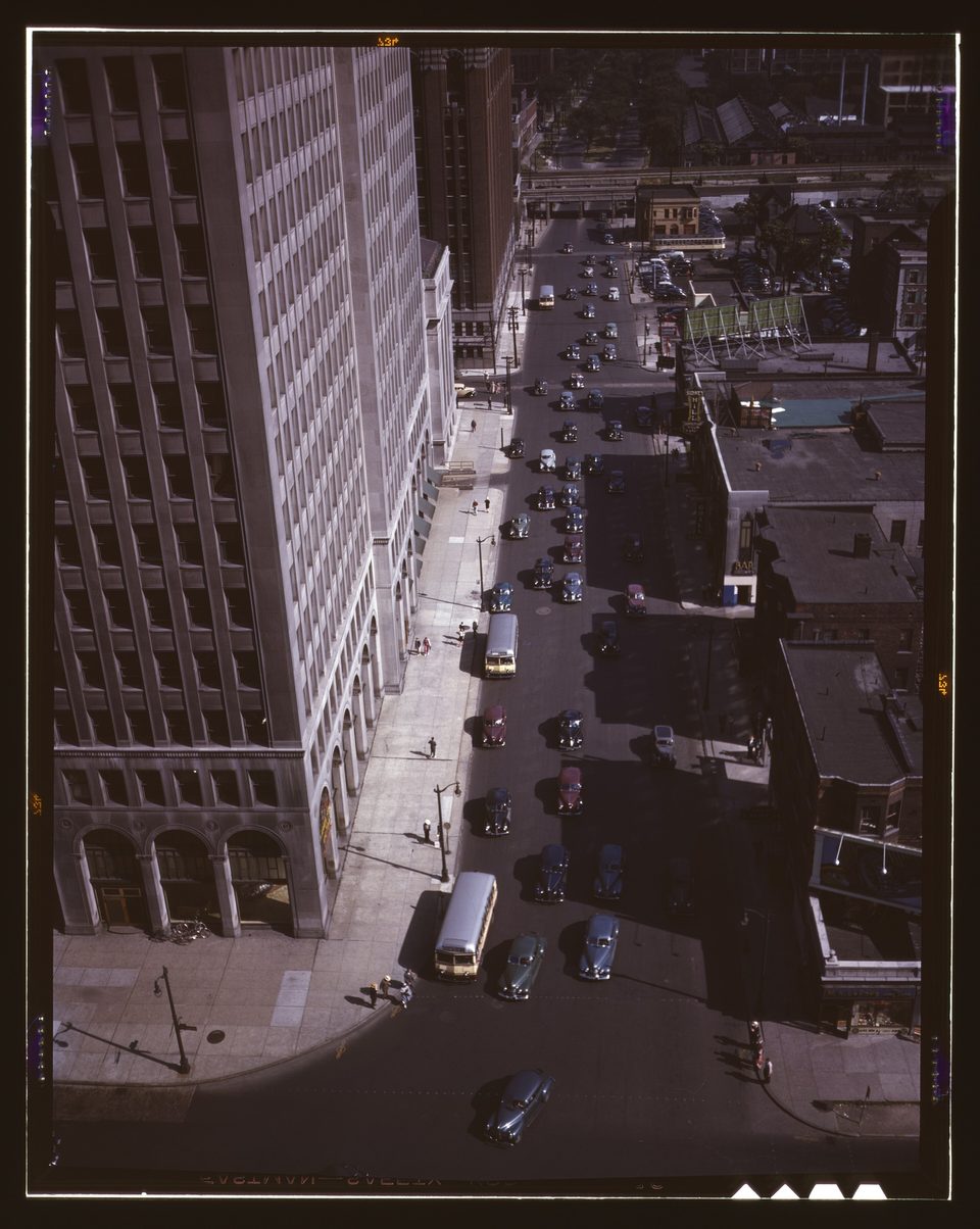 Second Avenue in Detroit, July 1942