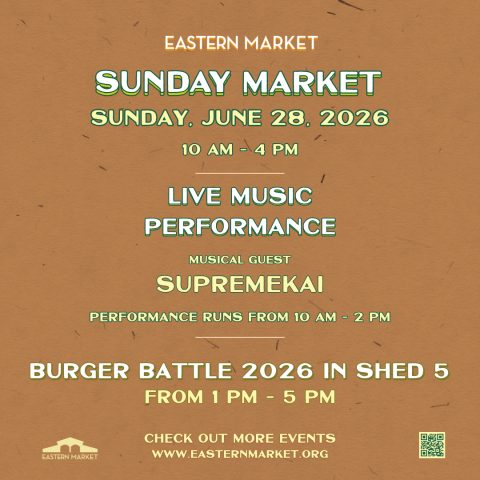 Sunday market with performance by DJ Supreme Kai — Organizer image