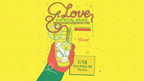 G. Love & Special Sauce koncertje Ann Arborban — Szervezői kép