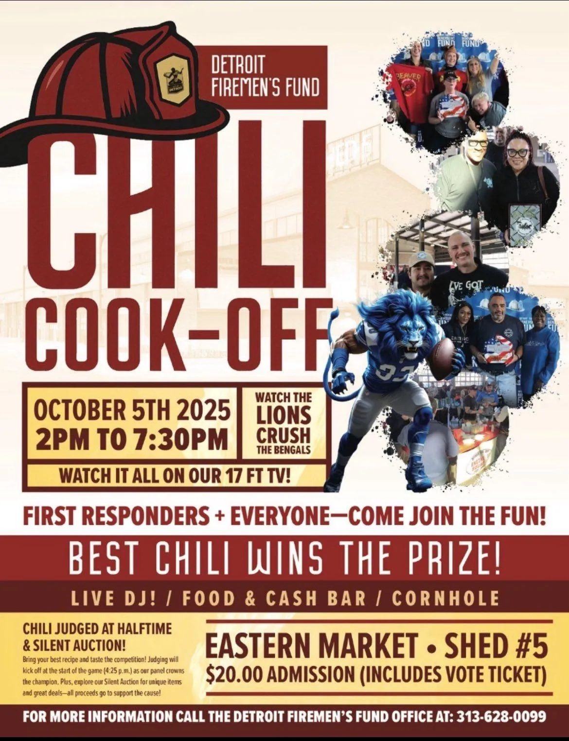 Detroit Firemen’s Fund Chili Főzőverseny — Szervezői kép