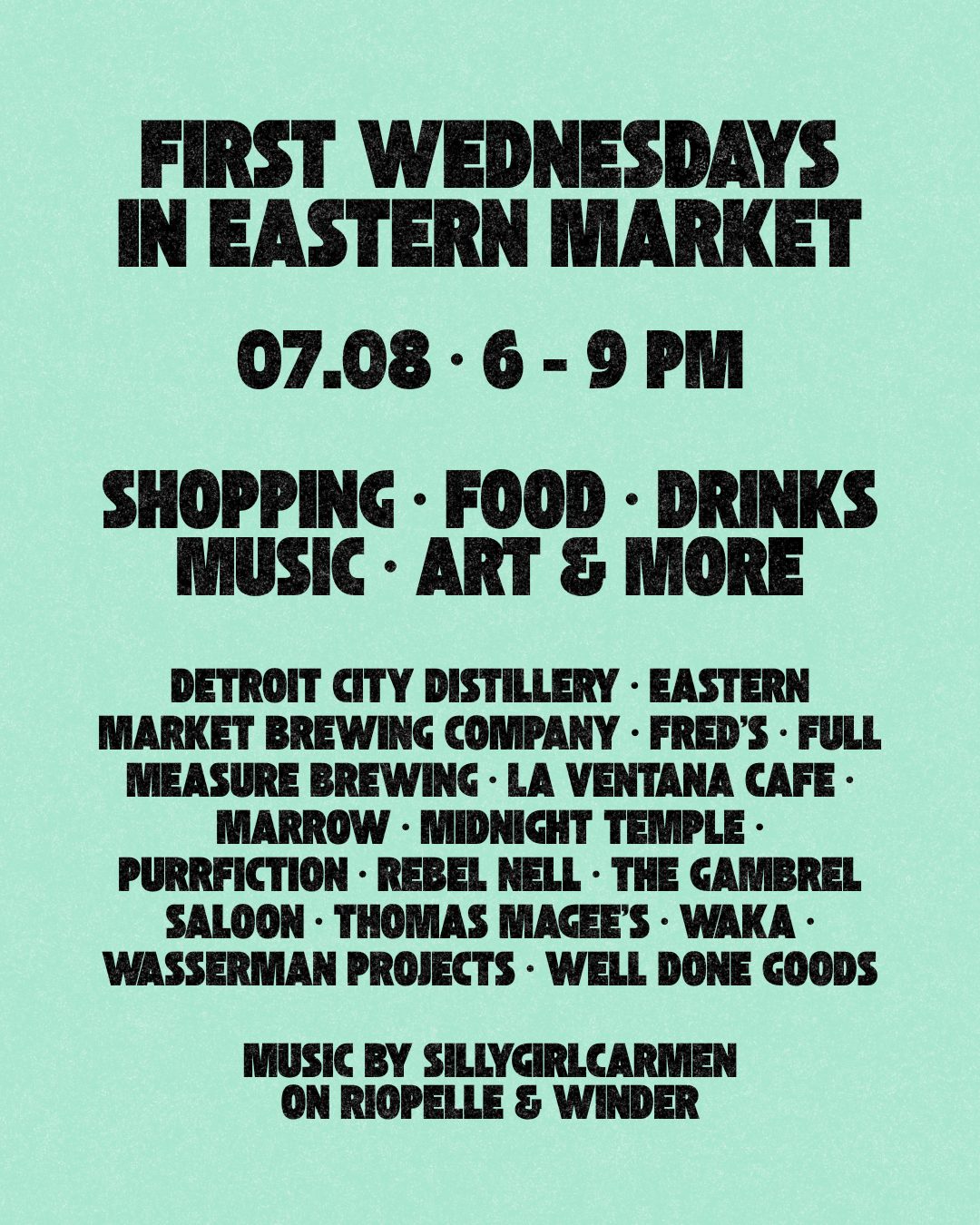 First Wednesdays in Eastern Market — Organizer image