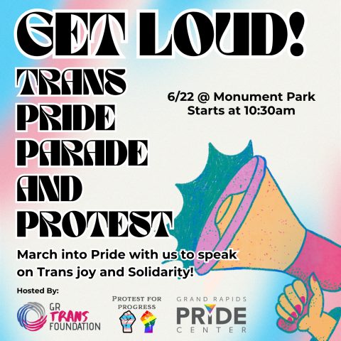✨Get Loud! Trans Pride Parade & Protest — Organizer image