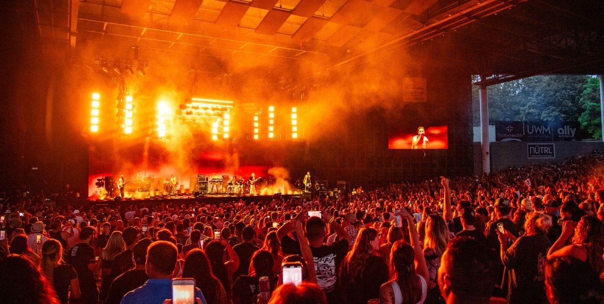 Pine Knob Music Theatre – a helyszín hivatalos fotója