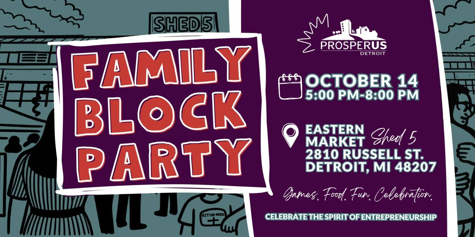 ProsperUs Detroit Family Block Party — Organizer image