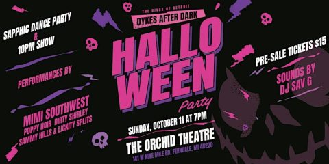 Dykes After Dark! Sapphic Halloween Party — Organizer image