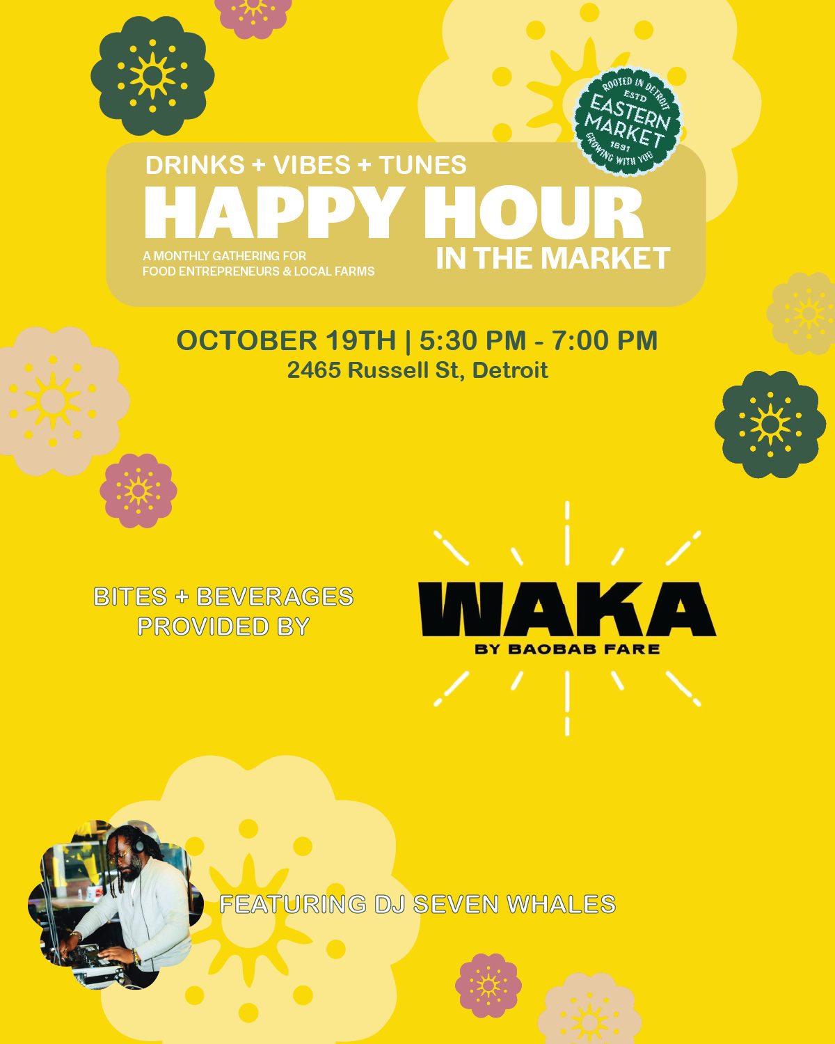 Happy Hour in the Market (October) — Organizer image