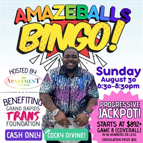 Amazeballs Bingo! Featuring Cocky Divine ($892+ JACKPOT) (21+) — Organizer image