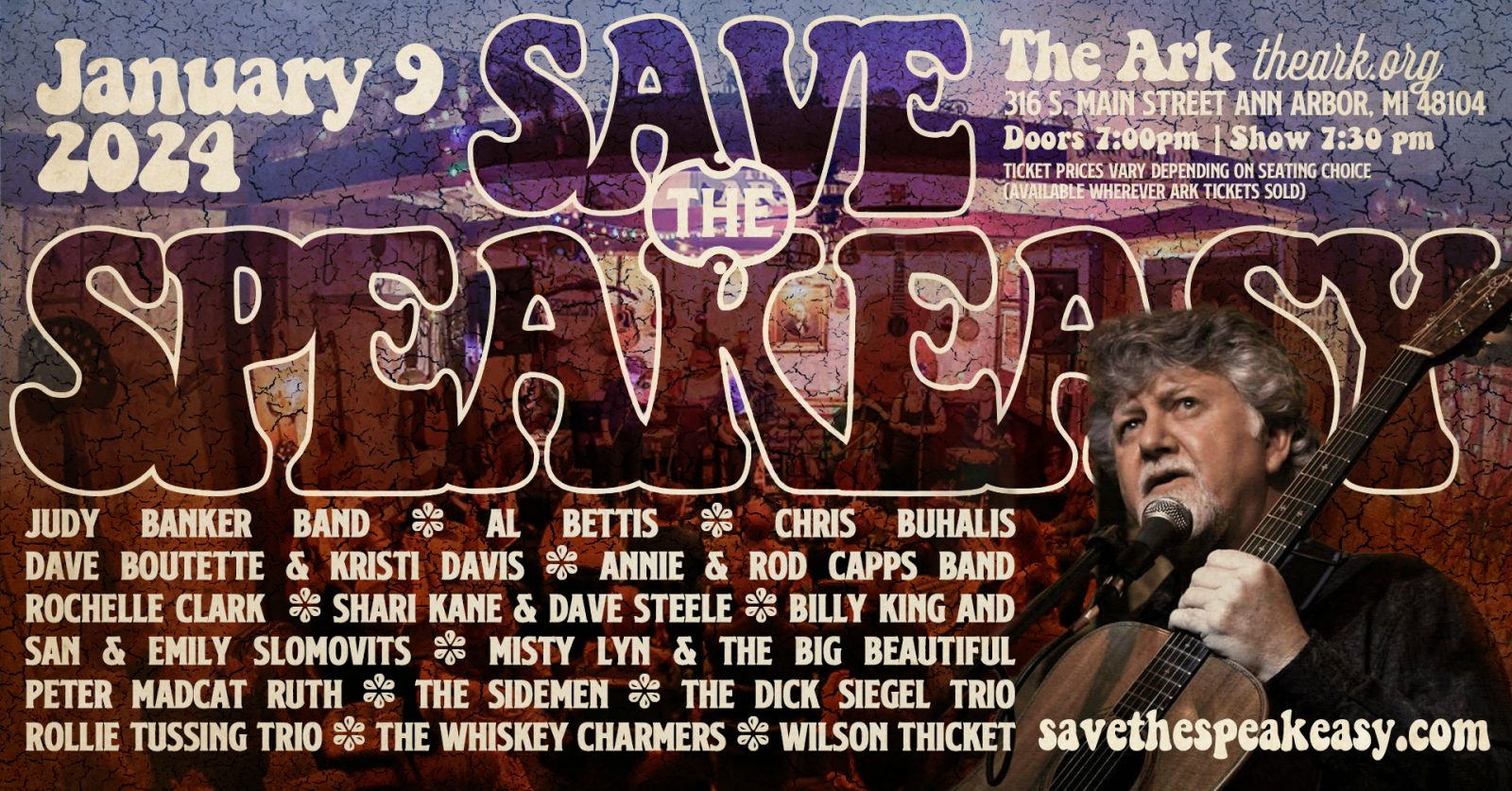 Save The Speakeasy Benefit Concert — Organizer image