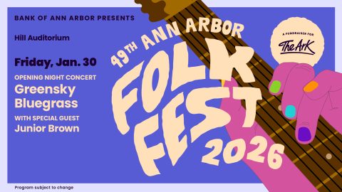 49. Ann Arbor Folk Fesztivál nyitókoncertje — Szervezői kép