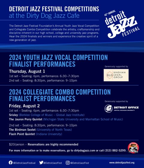 Detroit Jazz Festival Competition — Organizer image