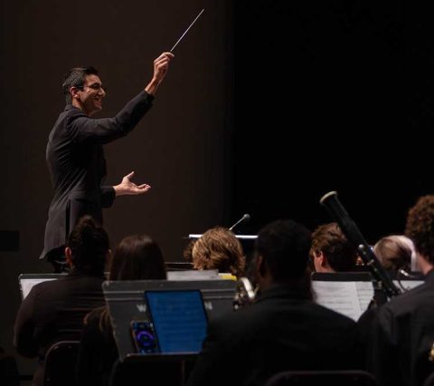 Concert Band and Campus Band: koncert a Wharton Center for Performing Arts színpadán — Szervezői kép