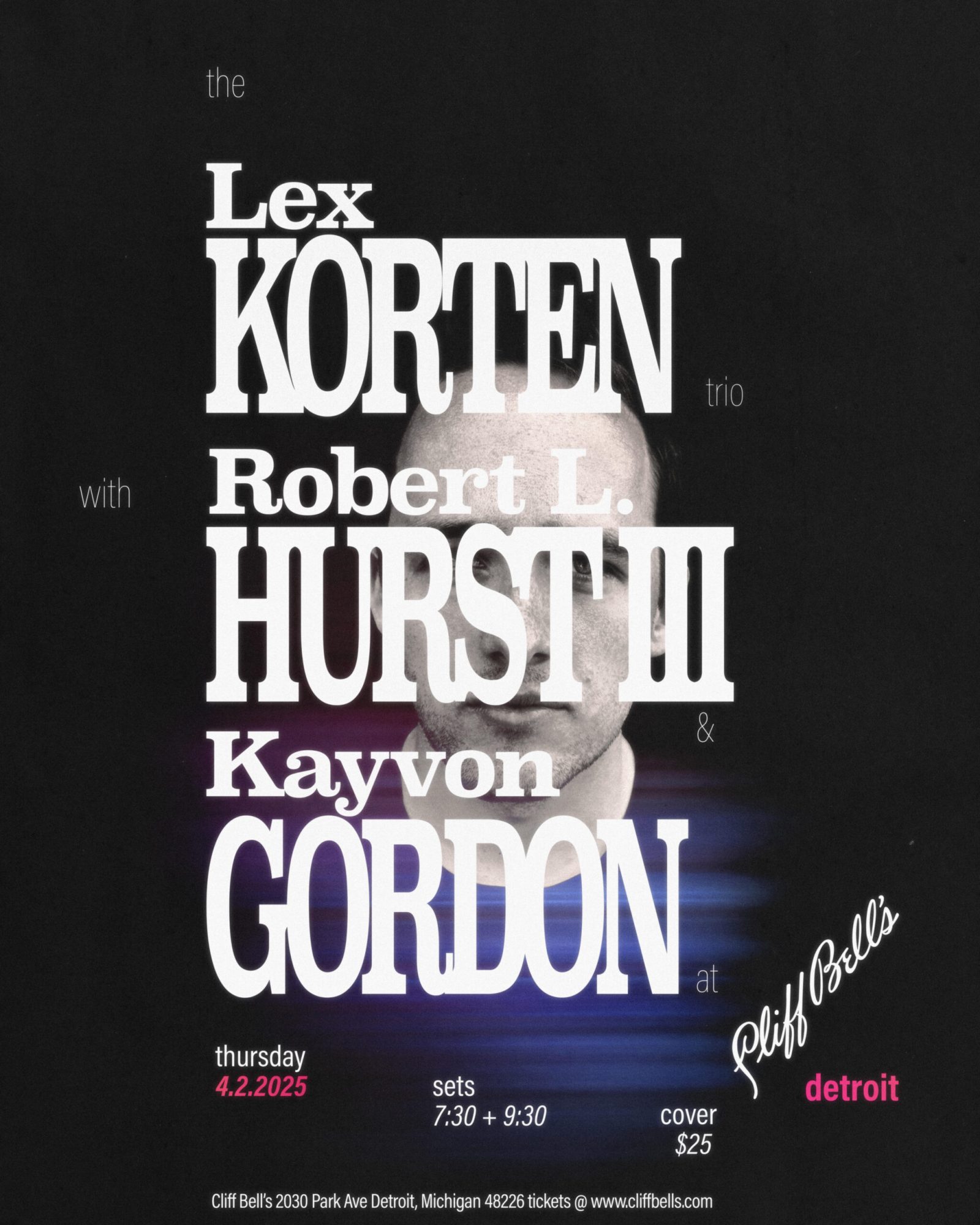 Lex Korten Trió Robert Hurst-tal — Szervezői kép