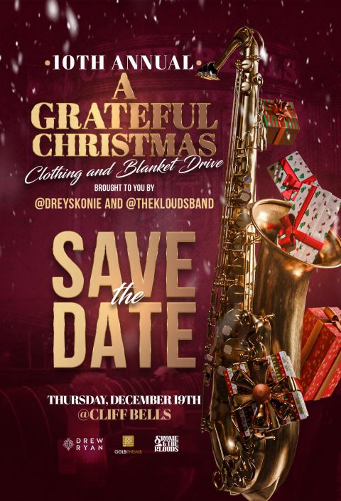 Drey Skonie and The kLOUDs Band 10th Annual Grateful Christmas — Organizer image