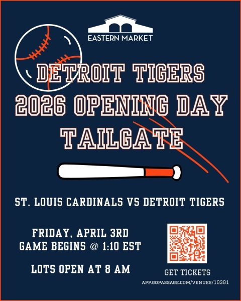 Eastern Market 2026 Tigers nyitónapi tailgate — Szervezői kép