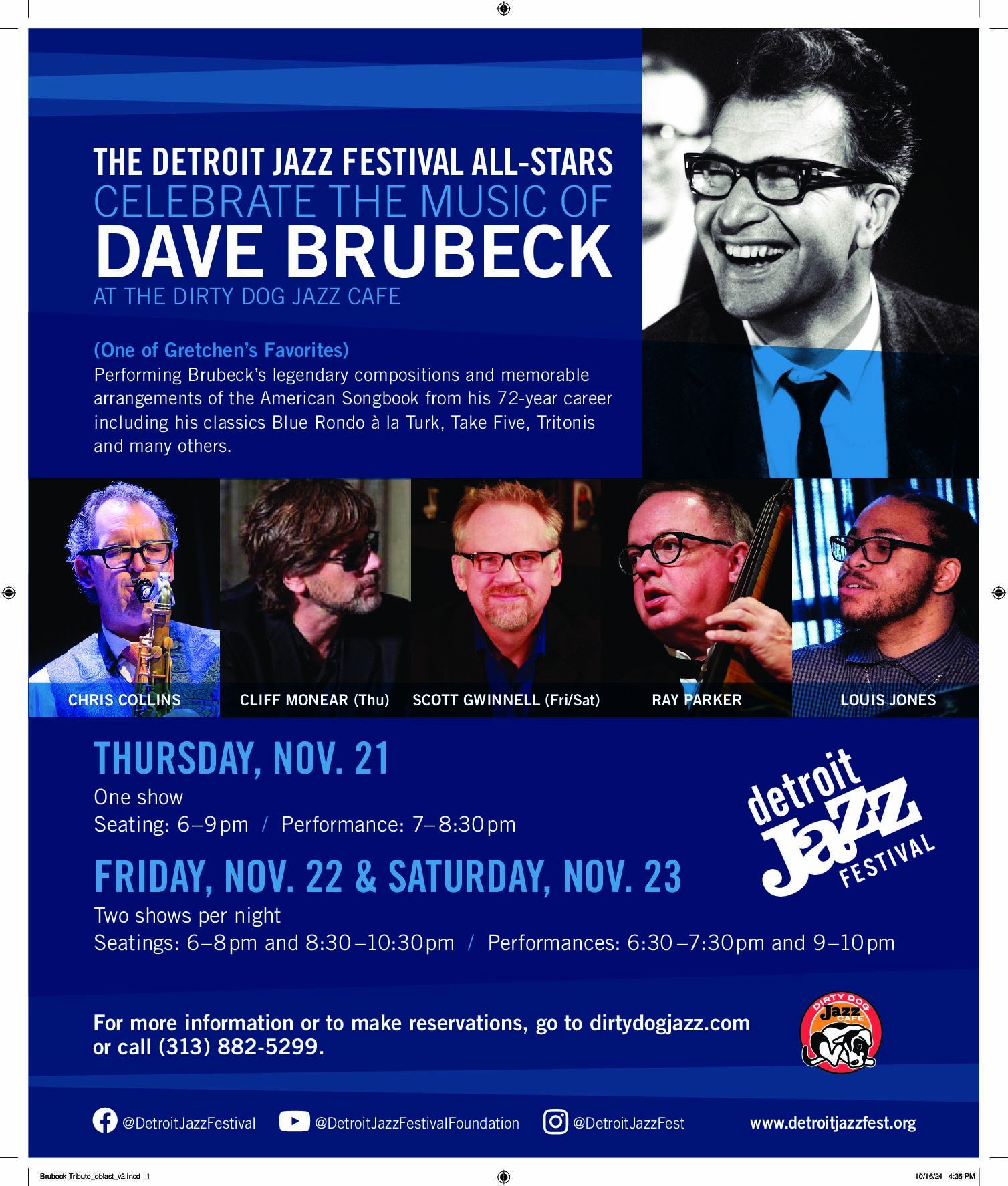 DJF All-Stars Tribute to Dave Brubeck — Organizer image