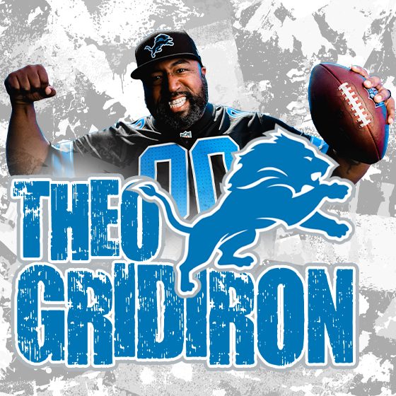Theo Gridiron zenekarával ad elő — Szervezői kép