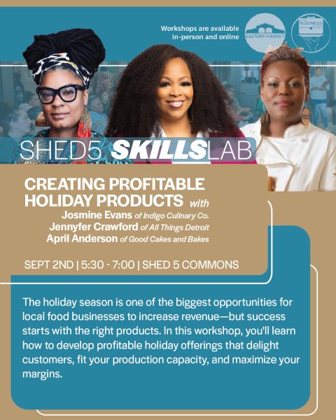 Shed 5 Skills Lab: Creating profitable holiday products — Organizer image