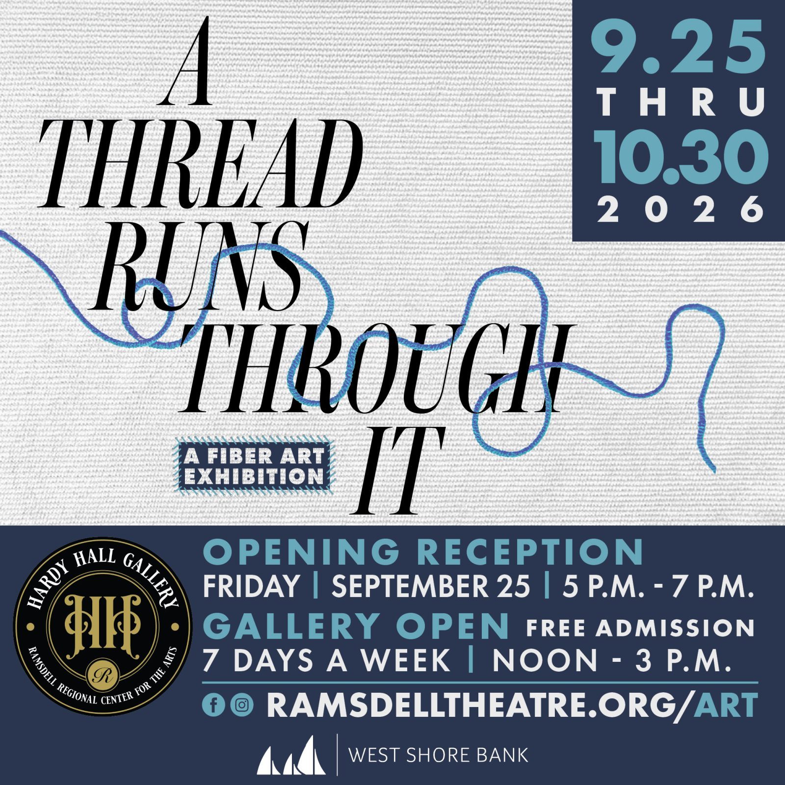 A thread runs through it — Organizer image