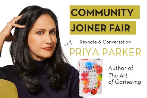Community Joiner Fair – In Conversation with Priya Parker — Organizer image