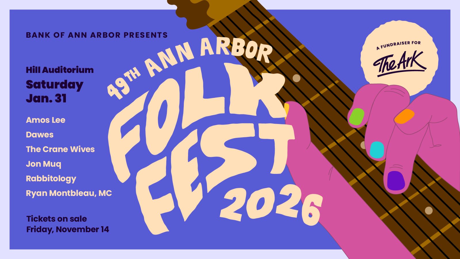 49. Ann Arbor Folk Fest, 2. este — Szervezői kép