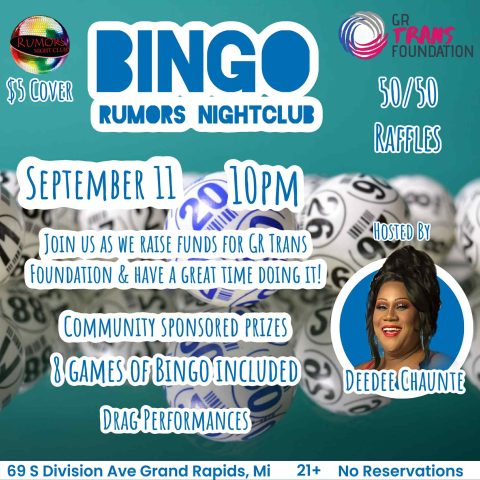 Bingo to benefit GR Trans Foundation (cohosted) — Organizer image
