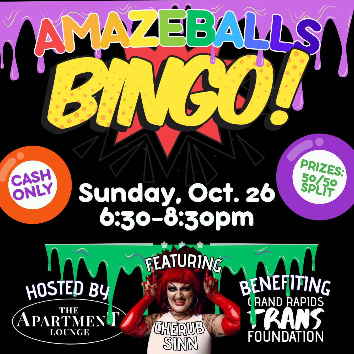 šAmazeballs Bingo with Cherub Sinnš (21+) ā Organizer image