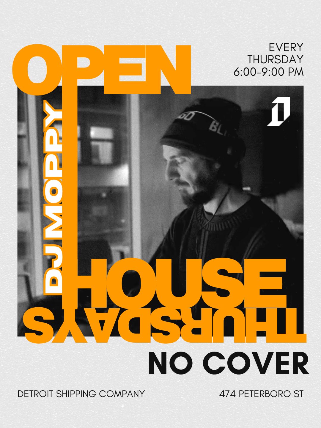 Open House Thursday - DJ Moppy — Organizer image