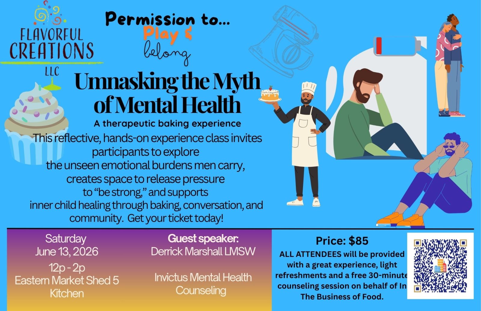 Permission to…Play & Belong: A Therapeutic Baking Experience in Detroit — Organizer image