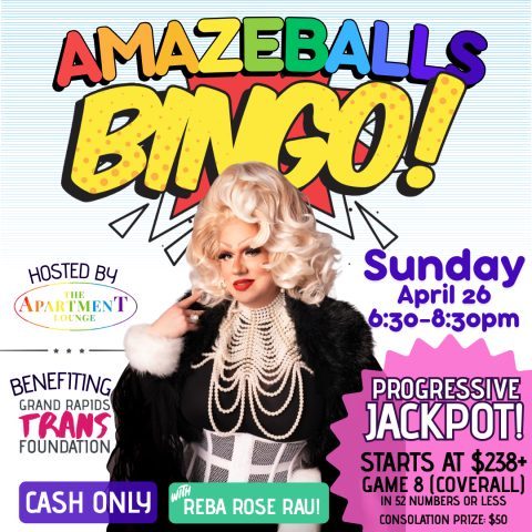 Amazeballs Bingo! Feat. Reba Rose Rau ($238+ JACKPOT) (21+) — Organizer image