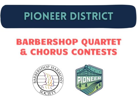 Pioneer District Fall Contests Presented by Barbershop Harmony Society — Organizer image