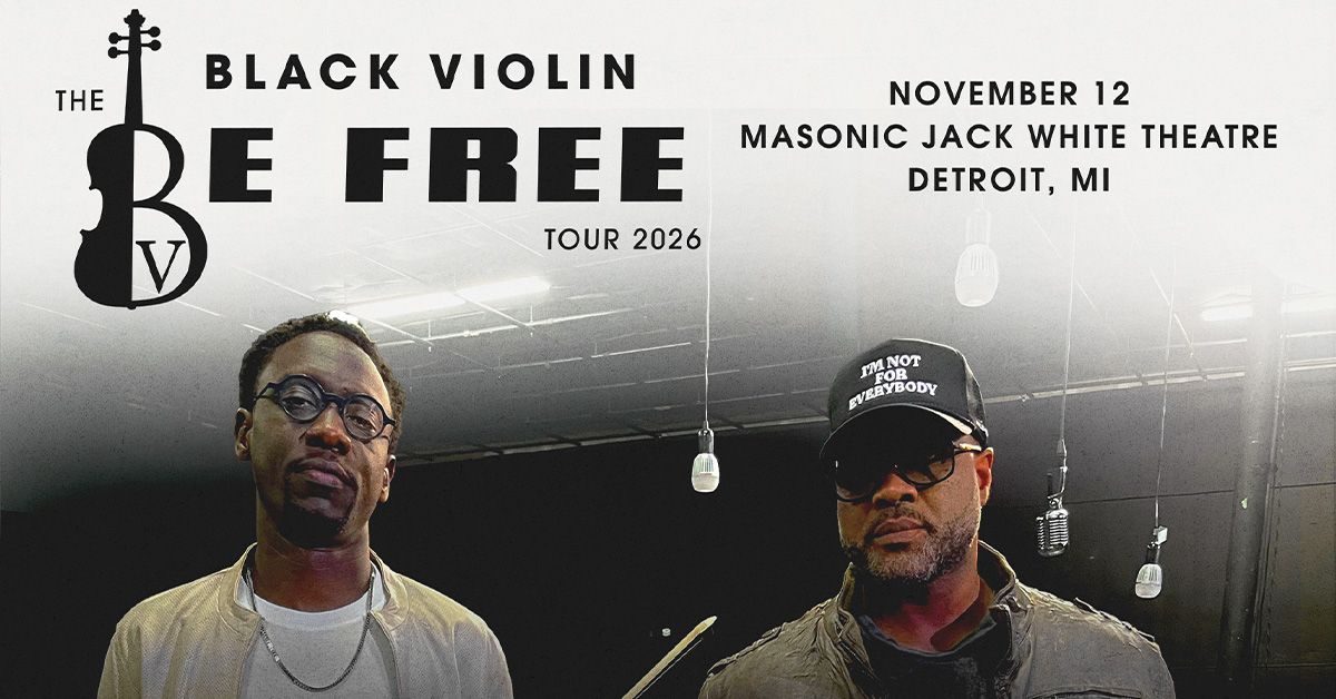 Black Violin – The Be Free Tour — Szervezői kép