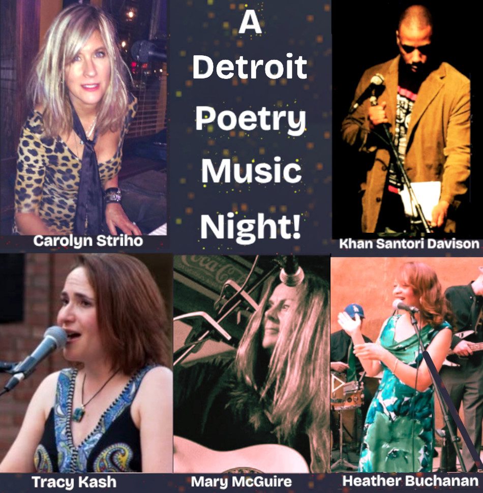 Detroit Music Poetry Night Heather Buchanan vezetésével — Szervezői kép