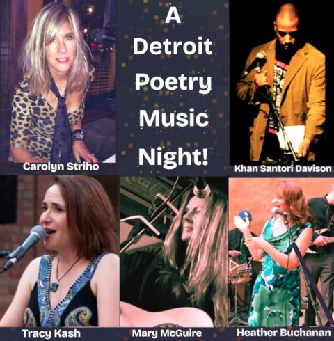 Detroit Music Poetry Night Heather Buchanan vezetésével — Szervezői kép