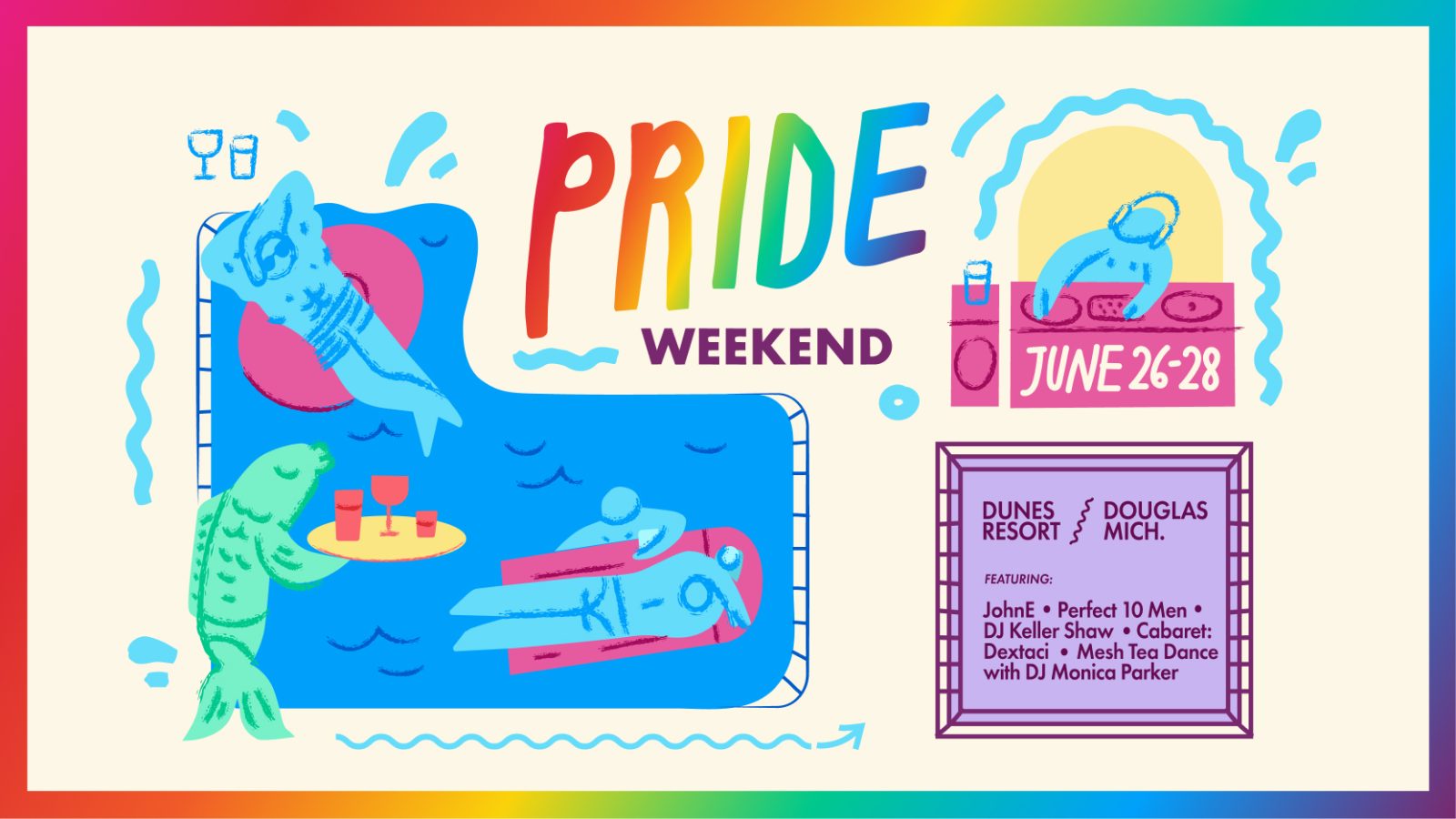 Pride Weekend at the Dunes Resort — Organizer image