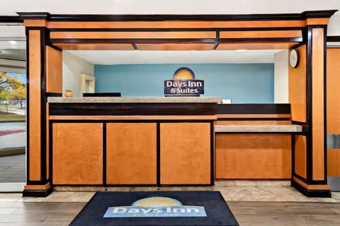 The front desk