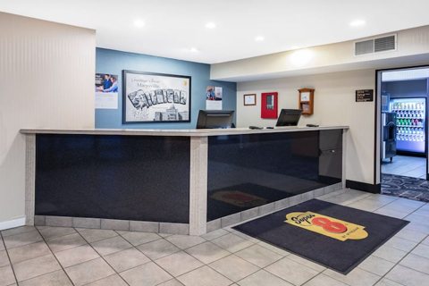 The front desk