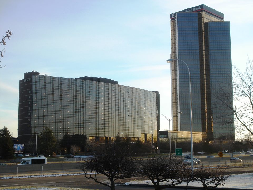 The Westin Southfield Detroit — exterior (1500 Town Center, the hotel tower)