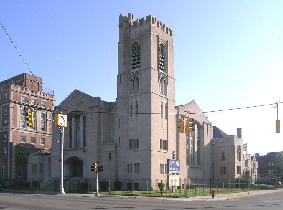 Trinity United Methodist Church on Woodward Avenue