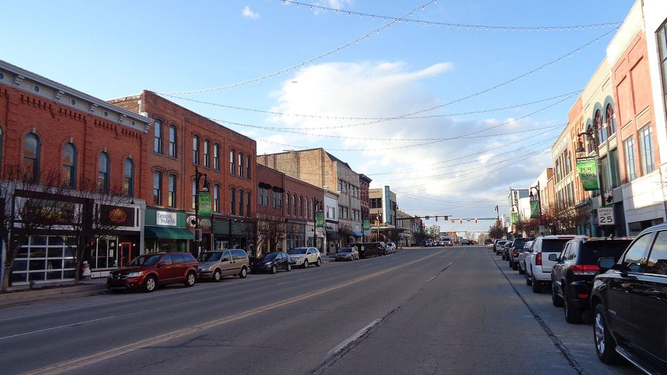 Downtown Port Huron in March 2019
