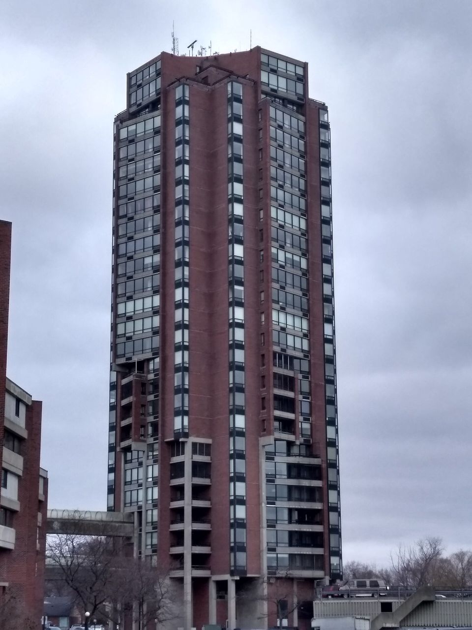 The Shore Club tower, the Nautical Mile's landmark