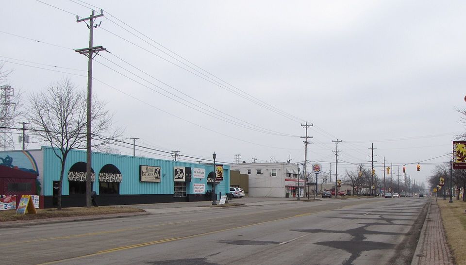 A street scene in Walled Lake