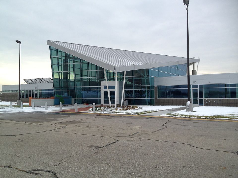 The new terminal at Oakland County International Airport